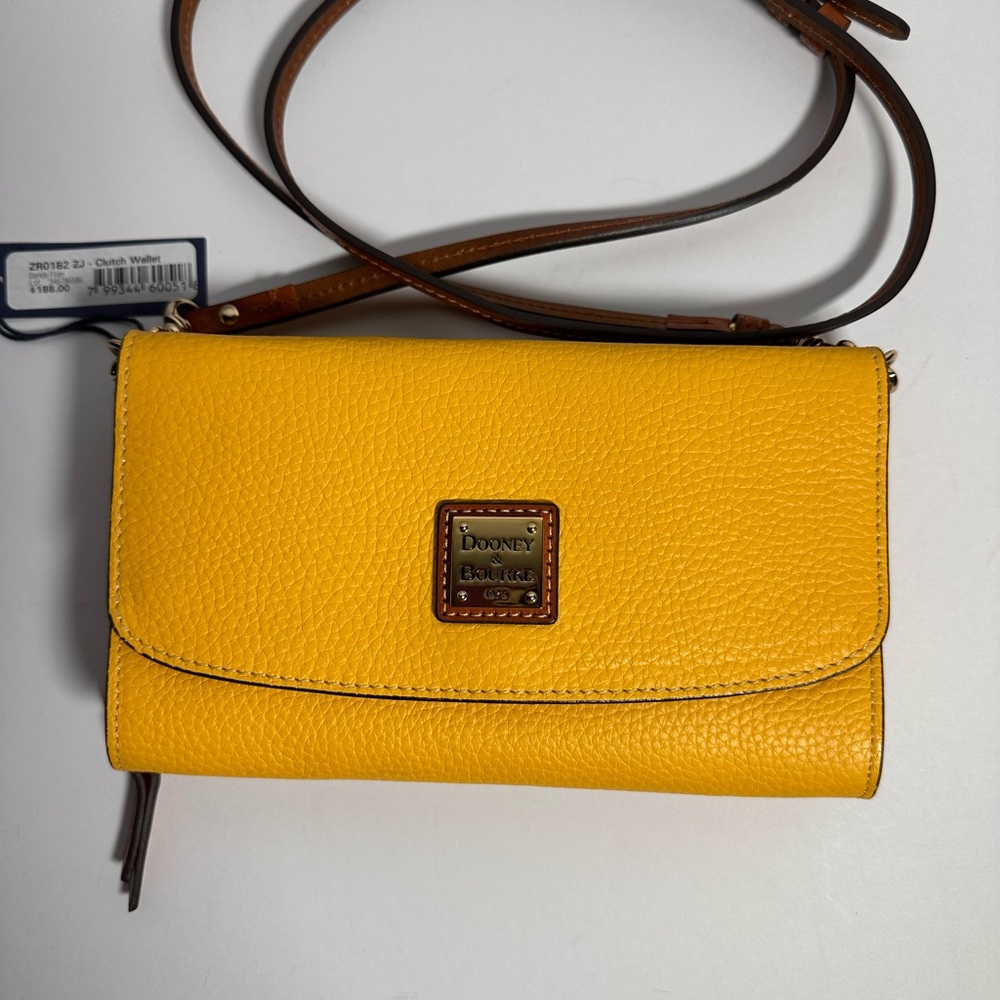 Dooney & Bourke Yellow Crossbody Bag